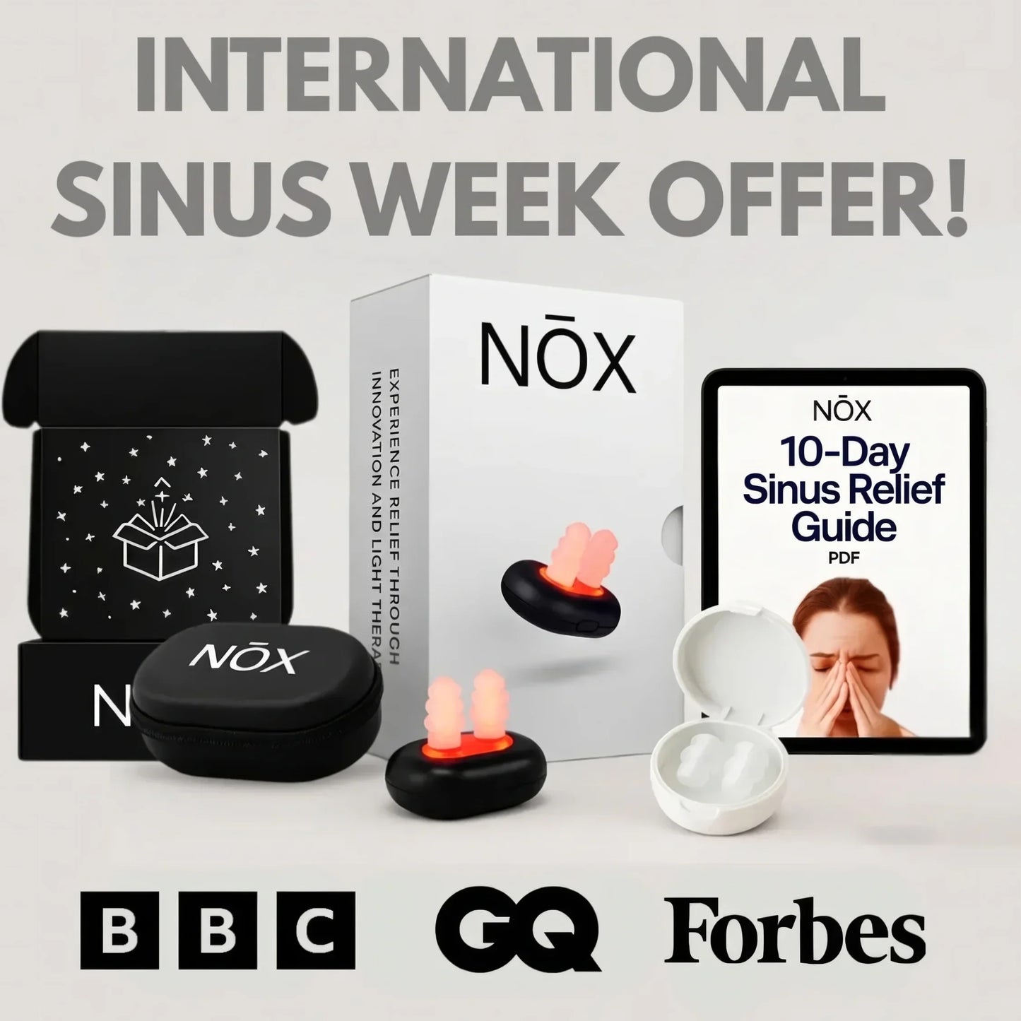 NŌX — Sinus Congestion + Pressure Relief‎